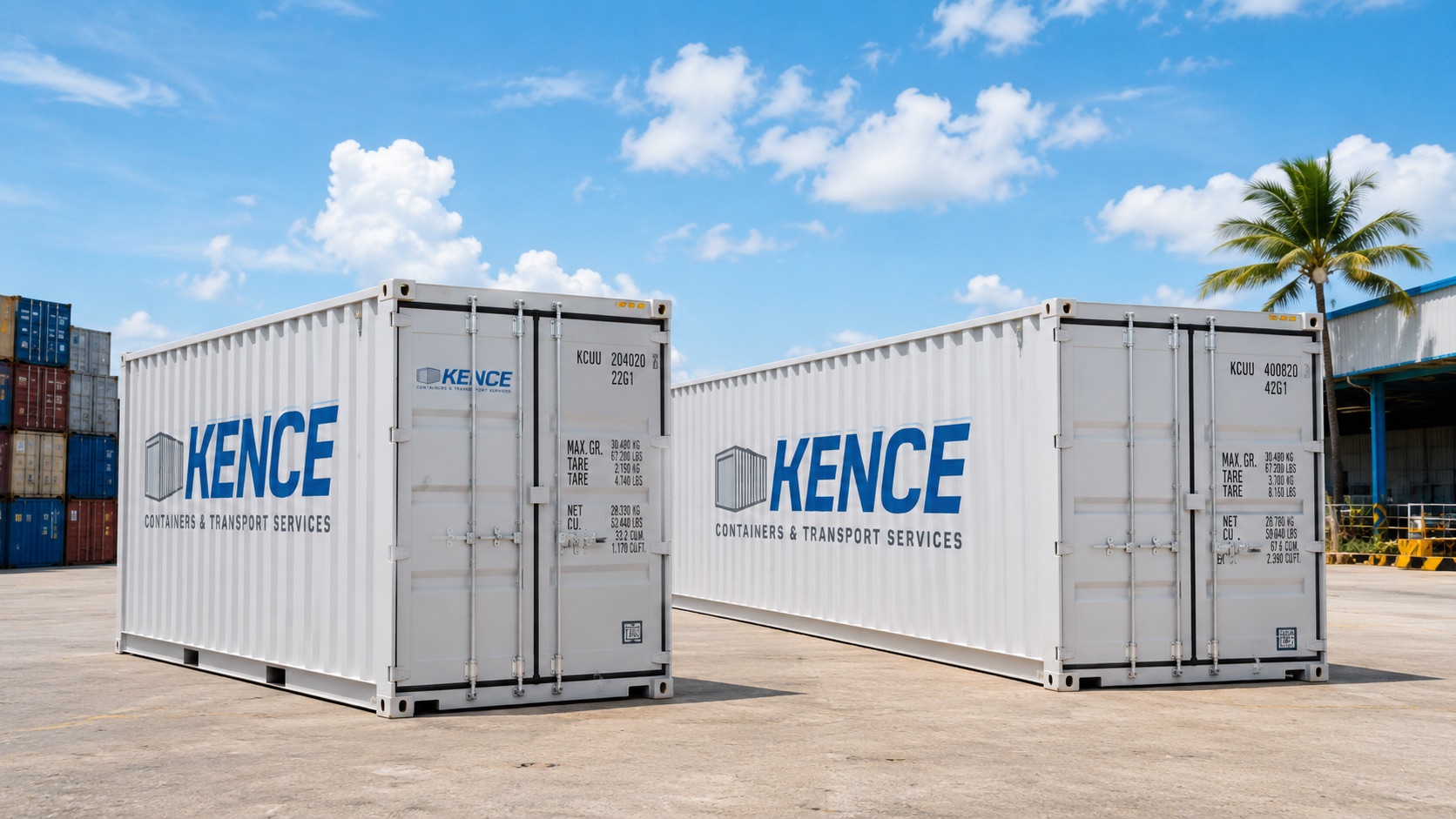 KENCE 20ft and 40ft empty shipping containers