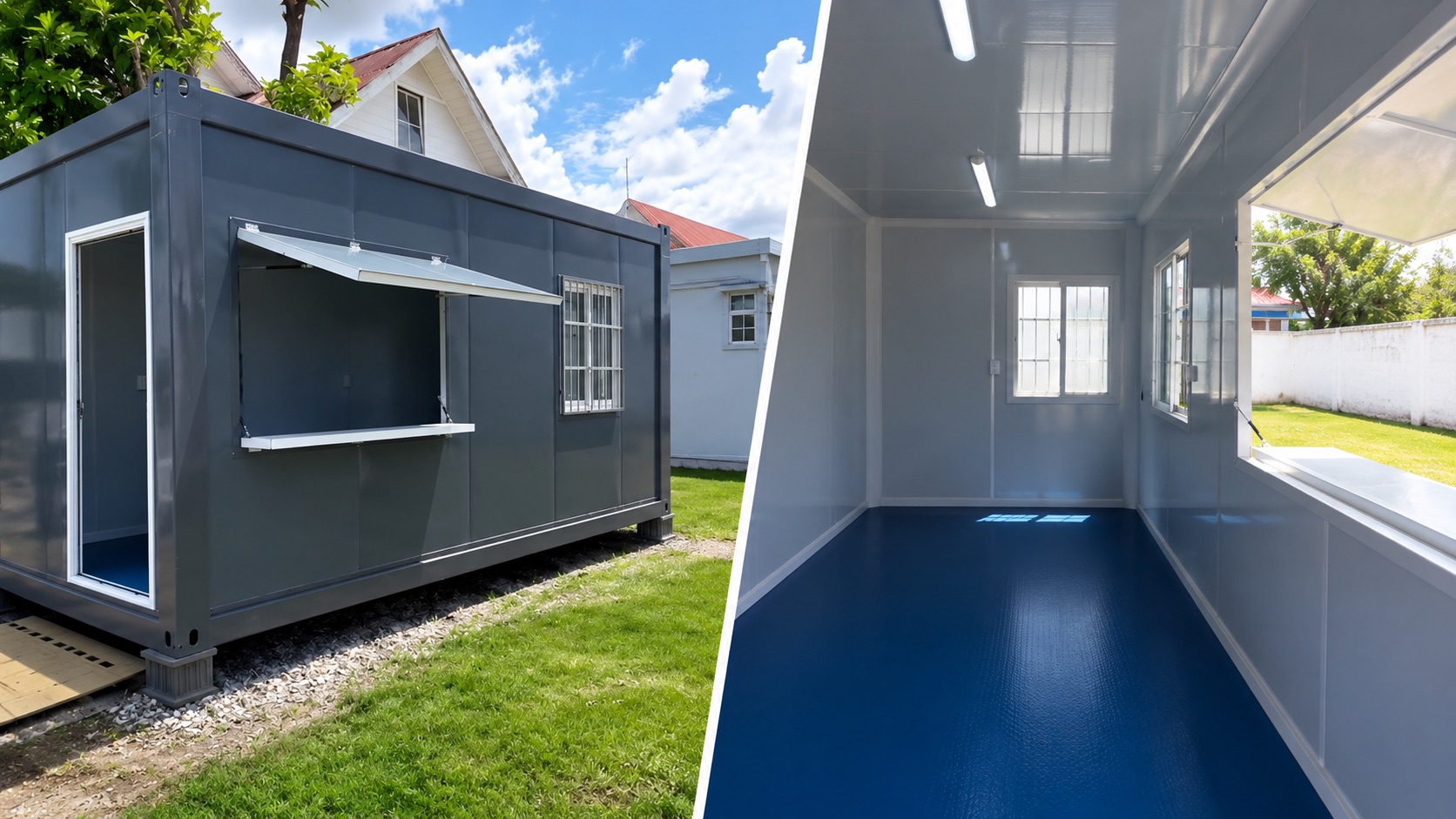 Prefab office / studio / retail unit